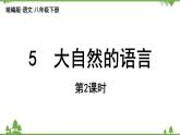 统编版语文八年级下册 第2单元 5《大自然的语言》第2课时课件
