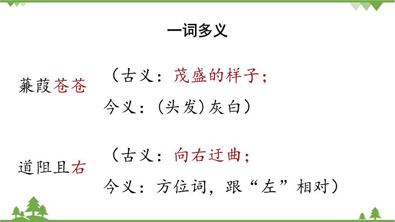 统编版语文八年级下册 第3单元 12《诗经二首》第2课时课件第7页