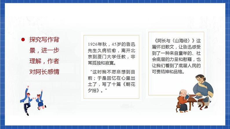 人教统编版语文七年级下册10.1《阿长与《山海经》第一课时 课件+教学设计03