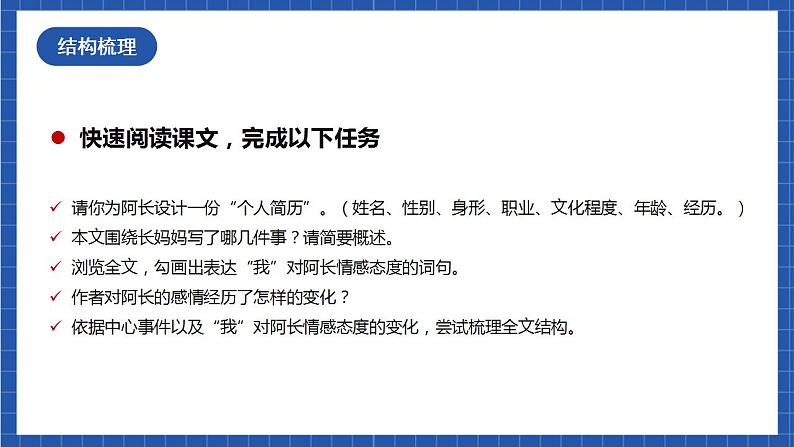 人教统编版语文七年级下册10.1《阿长与《山海经》第一课时 课件+教学设计06
