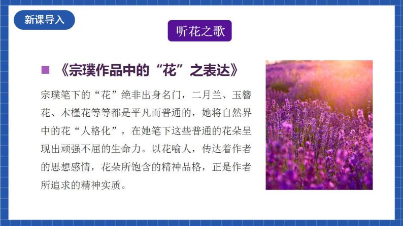 人教统编版语文七年级下册18.2《紫藤萝瀑布》第二课时 课件+教学设计02