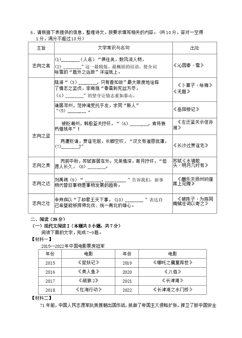 广西壮族自治区贺州市八步区2023-2024学年九年级上学期期末考试语文试题（含答案）.docx广西壮族自治区贺州市八步区2023-2024学年九年级第2页