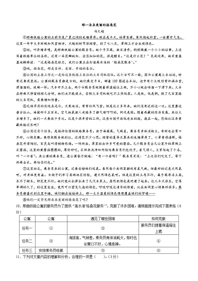 江西省南昌外国语学校教育集团2023-2024 学年八年级上学期期末语文试题（含答案 解析）.docx江西省南昌外国语学校教育集团2023-202403