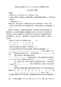 河南省周口市项城市多校联考2023-2024学年七年级上学期期末语文试题