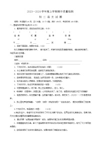 山东省淄博市临淄区2023-2024学年七年级（五四学制）上学期11月期中考试语文试题