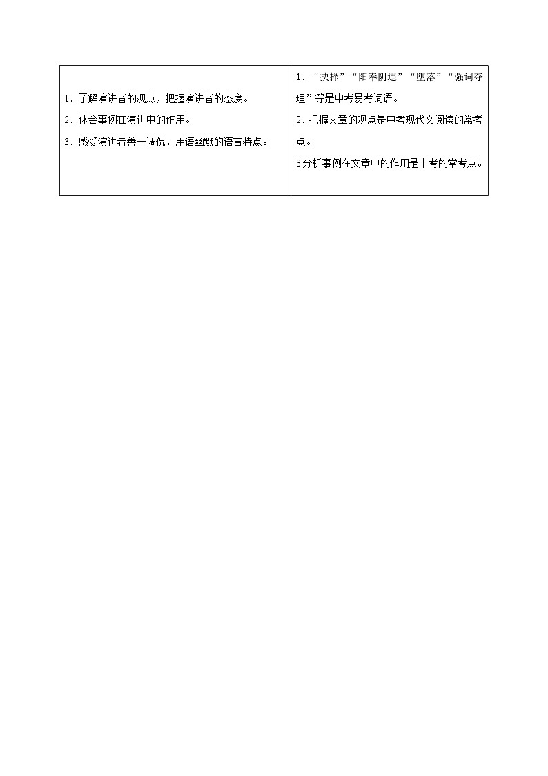 八年级语文下册同步精品讲义 第15课  我一生中的重要抉择（学生版+解析)第2页