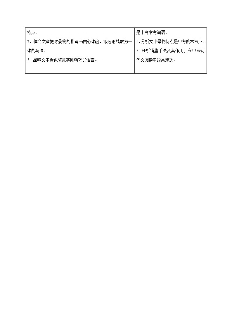 八年级语文下册同步精品讲义 第18课  在长江源头各拉丹东（学生版+解析)第2页