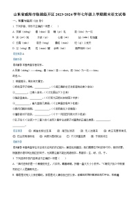 山东省威海市临港经开区2023-2024学年七年级上学期期末语文试题