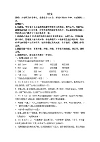 精品解析：2022年四川省达州市中考语文真题（原卷版）