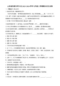 山东省东营市河口区2023-2024学年七年级上学期期末语文试题（原卷+解析）