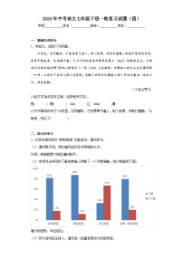 2024年中考语文七年级下册一轮复习试题（四）