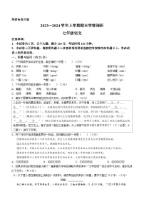 河南省郑州市新郑市2023-2024学年七年级上学期期末语文试题