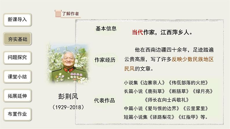 2023-2024学年统编版语文七年级下册 第四单元《驿路梨花》课件第5页