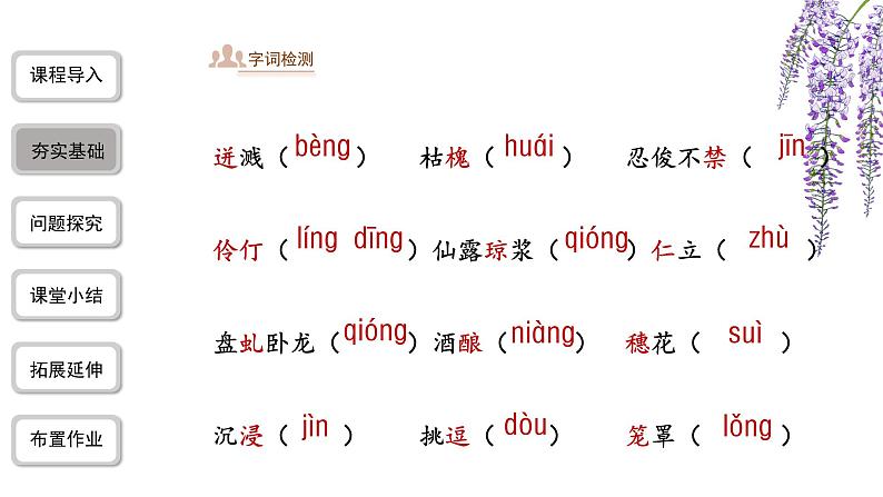 2023-2024学年统编版语文七年级下册 第五单元 《紫藤萝瀑布》 课件第4页