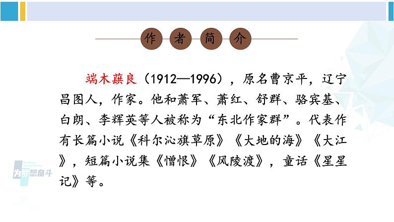 统编版七年级语文下册 8 土地的誓言（课件）第3页