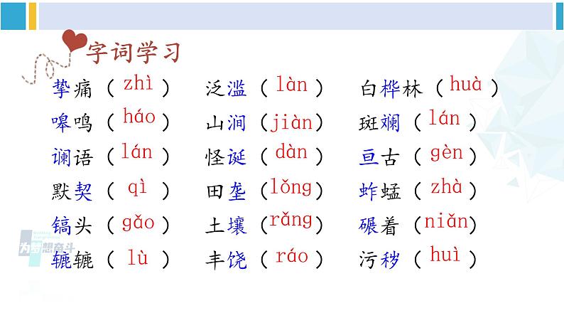 统编版七年级语文下册 8 土地的誓言（课件）第8页