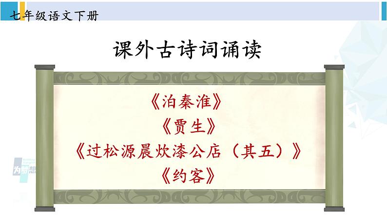 统编版七年级语文下册 第六单元 课外古诗词诵读【第二课时】（课件）第1页