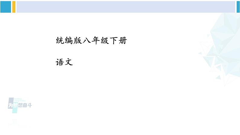 统编版八年级语文下册  任务二 撰写演讲稿（课件）第1页