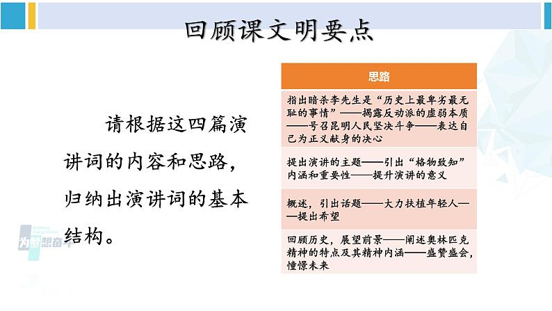 统编版八年级语文下册  任务二 撰写演讲稿（课件）第8页