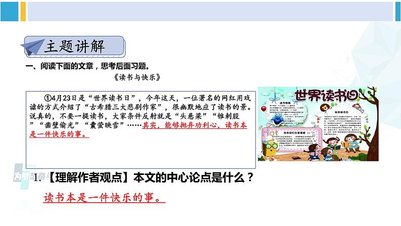 统编版九年级语文下册  第四单元 主题阅读（课件）第7页