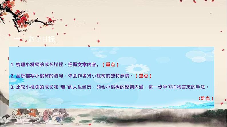 统编版语文七年级下册 19 一棵小桃树课件第2页