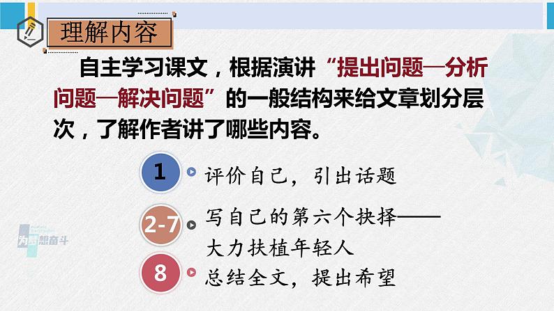 八年级语文下册 第四单元15 我一生中的重要抉择(课件)04