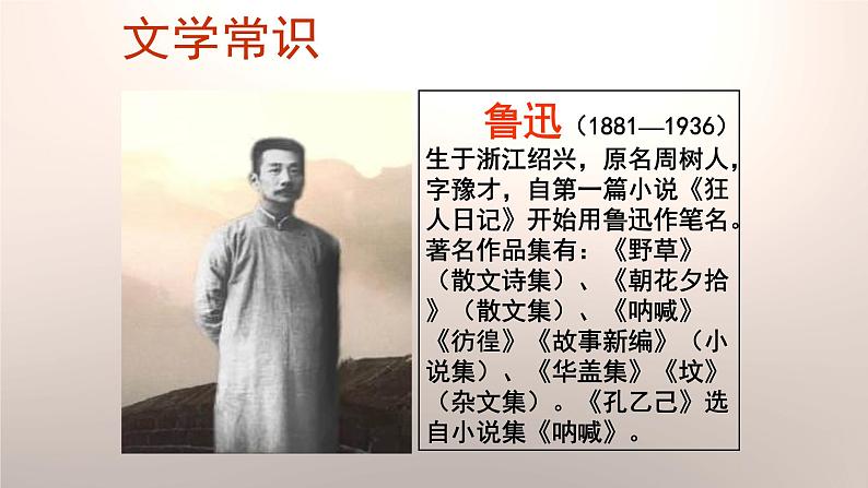 孔乙己PPT课件4第2页