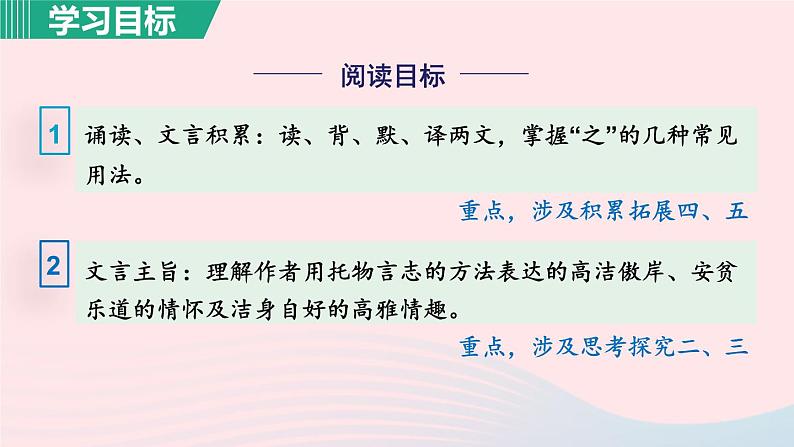 2024春七年级语文下册第4单元17短文两篇爱莲说教学课件（部编版）第5页