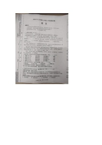 湖南省邵阳市新宁县金城学校2023-2024学年七年级上学期期末考试语文试题（图片版无答案）