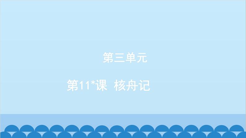 统编版语文八年级下册 第11_课 核舟记课件第1页