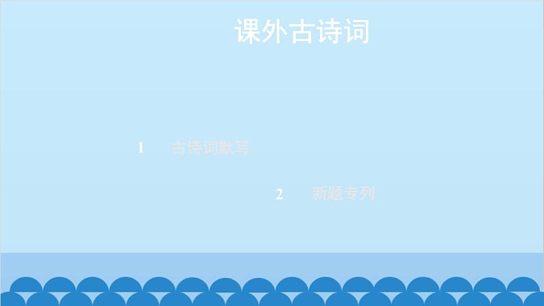 统编版语文八年级下册 课外古诗词课件第2页