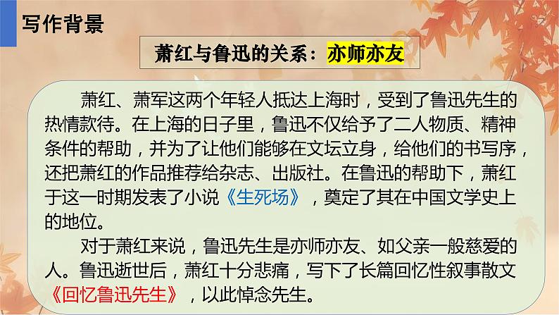 第3课《回忆鲁迅先生（节选）》课件-2023-2024学年统编版语文七年级下册第7页