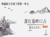 統(tǒng)編版九年級(jí)語文下冊(cè)蕭紅墓畔口占 課件