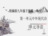 统编版九年级语文下册第一单元中外现代诗单元导读 课件