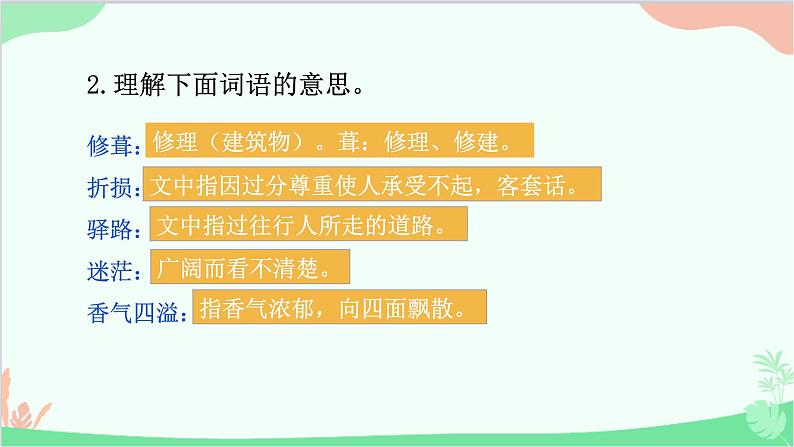 部编版语文七年级下册 第四单元 15 驿路梨花 教学课件第8页