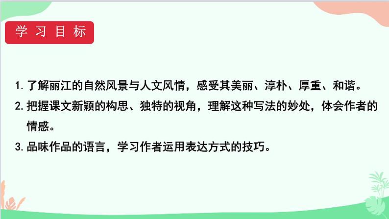 统编版语文八年级下册 20 一滴水经过丽江（第一课时）课件04