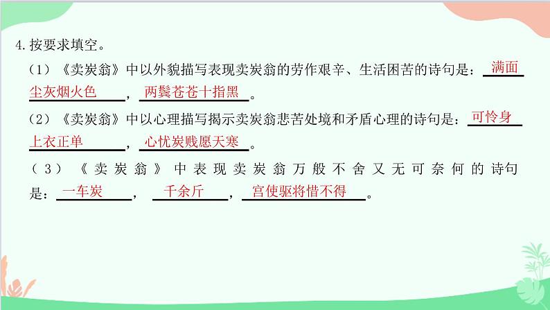 统编版语文八年级下册 24 唐诗三首 卖炭翁课件05