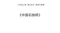 语文八年级上册中国石拱桥示范课课件ppt