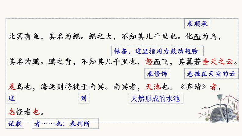 部编版语文八下 21《庄子》北冥有鱼（课件PPT）07