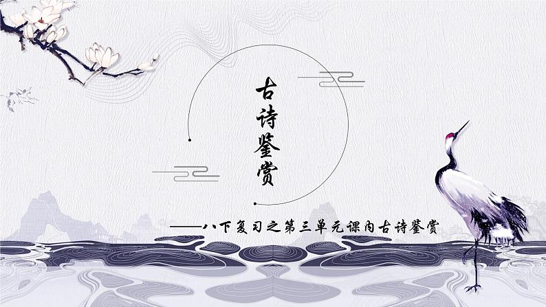 部编版语文八下 第三单元课内古诗鉴赏复习（课件PPT）01