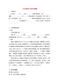中考语文课内文言文知识点梳理+三年中考真题+模拟题 专题27 《小石潭记》知识点梳理（原卷版+解析）