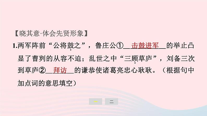 安徽专版2024春九年级语文下册第六单元文言文主题阅读作业课件新人教部编版05