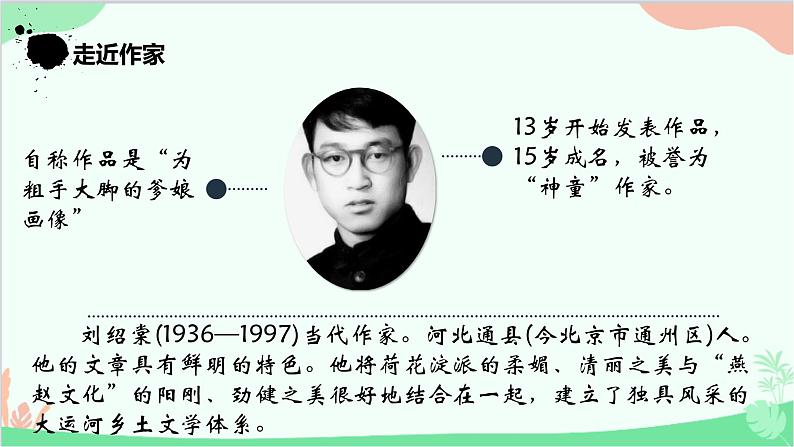 统编版语文九年级下册 8.《蒲柳人家》课件第3页