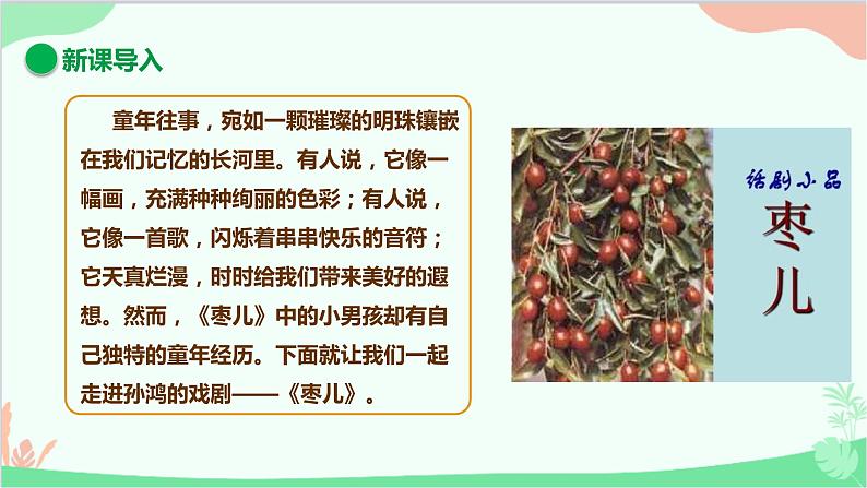 统编版语文九年级下册 19.枣儿课件第2页