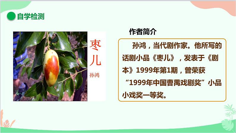 统编版语文九年级下册 19.枣儿课件第3页