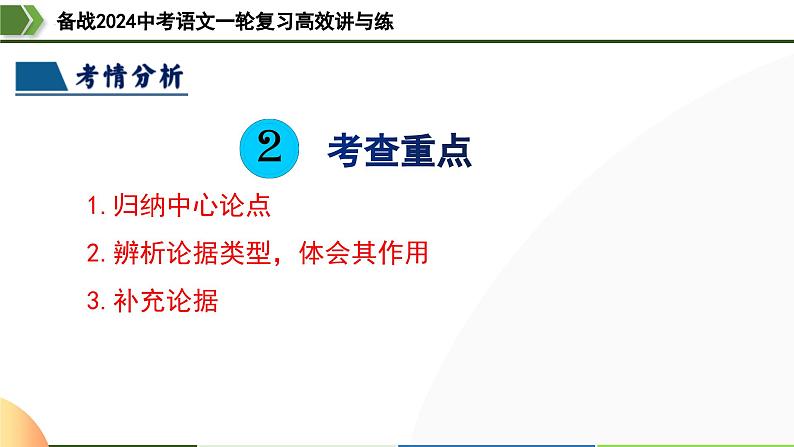 第29讲 论点与论据（课件）-备战2024年中考语文一轮复习高效讲与练（全国通用）第6页