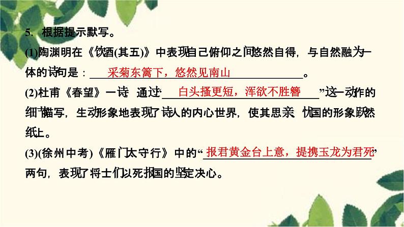 ２５　诗词五首第6页