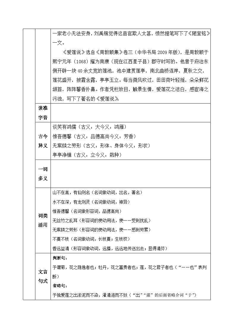 统编版语文七年级下册 17 短文两篇教案第2页
