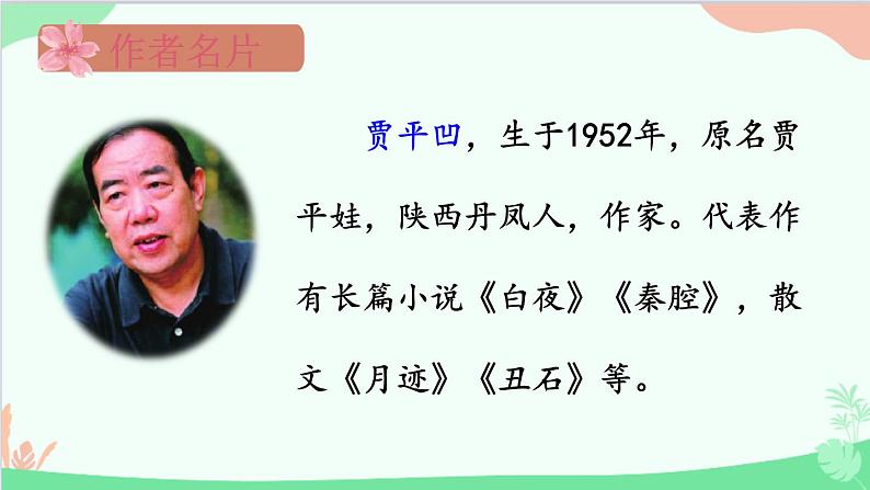 统编版语文七年级下册 19 一棵小桃树 课件03