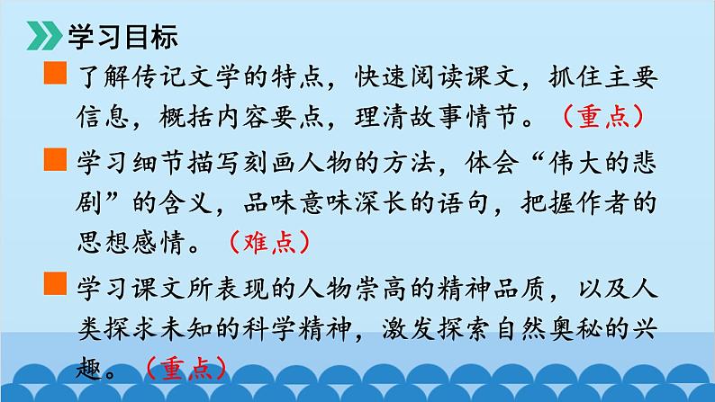 统编版语文七年级下册 22 伟大的悲剧 课件第3页